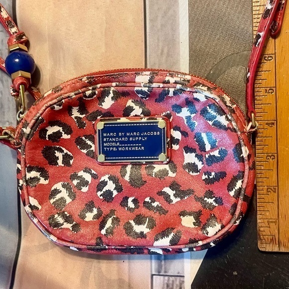 Marc Jacobs Pink Leopard Print Women's Crossbody Bag - Multicolor - Picture 13 of 13